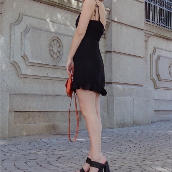 🤍NWOT Reformation Esther Dress Black - Picture 1 of 6